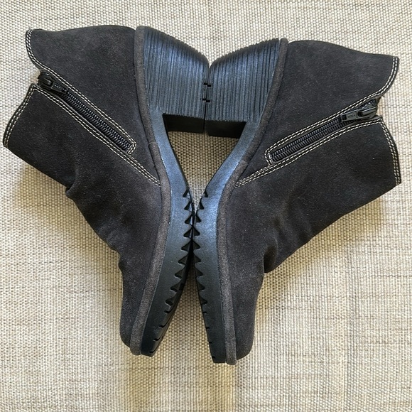 FLY LONDON Wezo Suede Mid Heel Ankle Boot Grey Relaxed Slouchy Size 39 US 8-8.5 - Picture 8 of 16